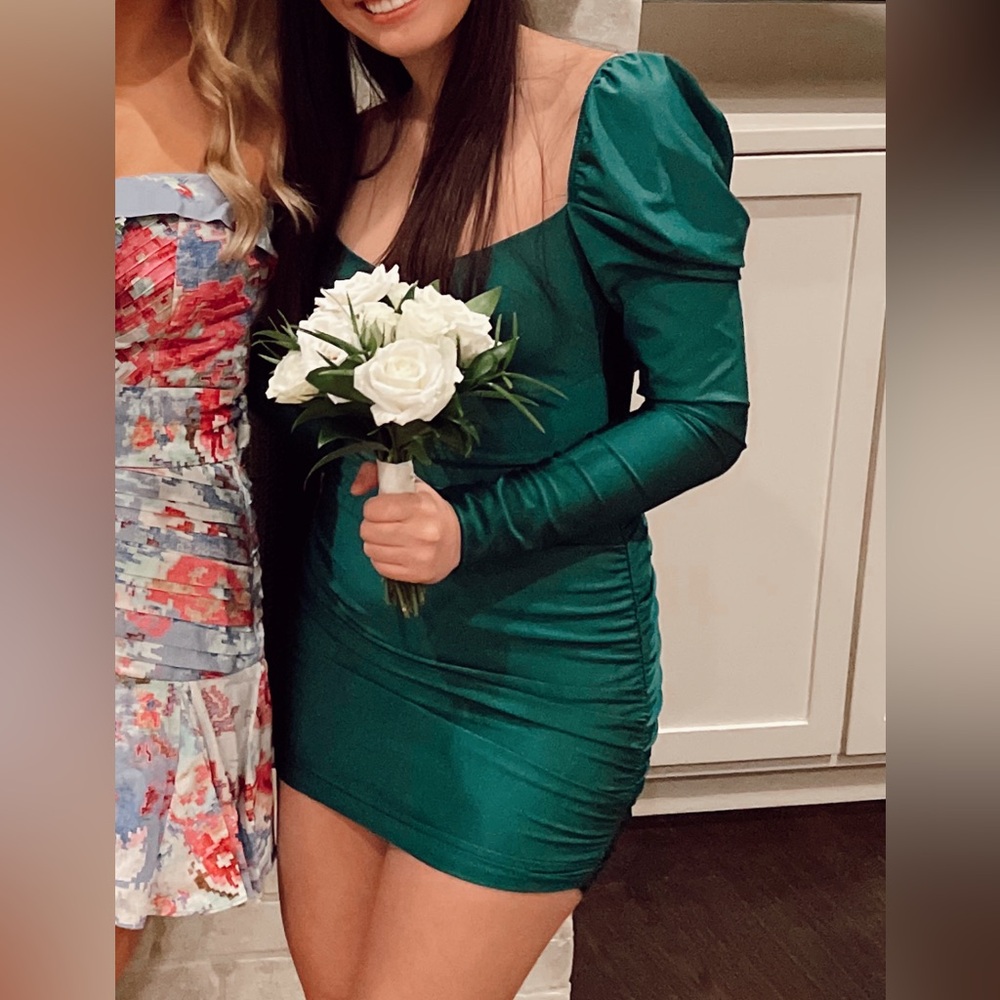 Windsor Green Mini Dress